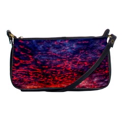 Blood Red Sunrise Shoulder Clutch Bag by okhismakingart