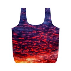 Blood Red Sunrise Full Print Recycle Bag (m) by okhismakingart