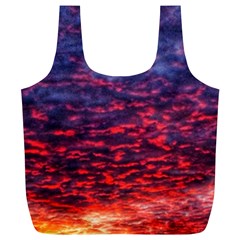 Blood Red Sunrise Full Print Recycle Bag (xl) by okhismakingart