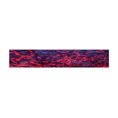 Blood Red Sunrise Flano Scarf (mini) by okhismakingart