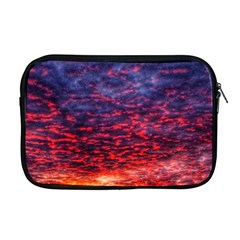 Blood Red Sunrise Apple Macbook Pro 17  Zipper Case by okhismakingart