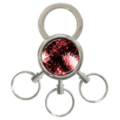 Red Thistle 3-ring Key Chains by okhismakingart