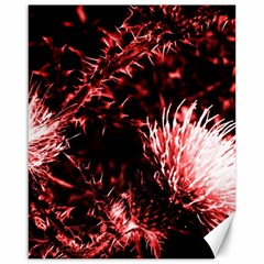 Red Thistle Canvas 16  X 20  by okhismakingart