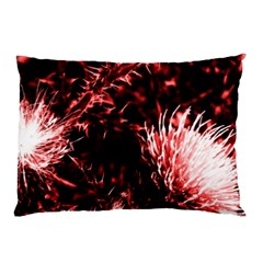 Red Thistle Pillow Case (two Sides) by okhismakingart