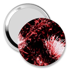 Red Thistle 3  Handbag Mirrors by okhismakingart