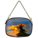 Sunrise and Fir Tree Chain Purse (One Side) Front