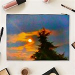 Sunrise and Fir Tree Cosmetic Bag (XL) Back