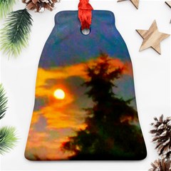 Sunrise And Fir Tree Ornament (bell)