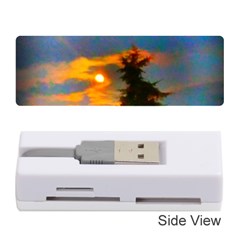 Sunrise And Fir Tree Memory Card Reader (stick) by okhismakingart