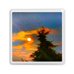 Sunrise And Fir Tree Memory Card Reader (square) by okhismakingart