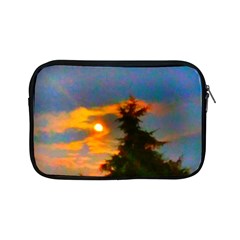 Sunrise And Fir Tree Apple Ipad Mini Zipper Cases by okhismakingart