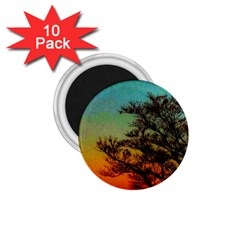 Turquoise Sunset 1 75  Magnets (10 Pack)  by okhismakingart