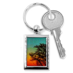 Turquoise Sunset Key Chains (rectangle)  by okhismakingart