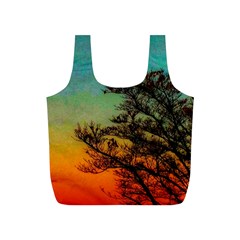 Turquoise Sunset Full Print Recycle Bag (s) by okhismakingart