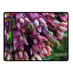 Milkweed Fleece Blanket (small) by okhismakingart