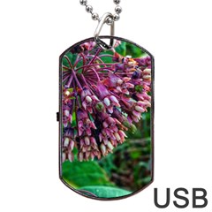 Milkweed Dog Tag Usb Flash (one Side) by okhismakingart