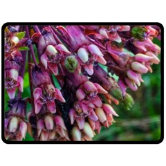 Milkweed Double Sided Fleece Blanket (large)  by okhismakingart