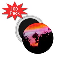 Sunset And Geraniums 1 75  Magnets (100 Pack)  by okhismakingart