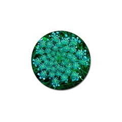 Turquoise Queen Anne s Lace Golf Ball Marker by okhismakingart