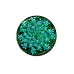 Turquoise Queen Anne s Lace Hat Clip Ball Marker (10 Pack) by okhismakingart