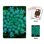 Turquoise Queen Anne s Lace Playing Cards Single Design Back