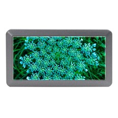 Turquoise Queen Anne s Lace Memory Card Reader (mini) by okhismakingart