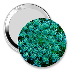 Turquoise Queen Anne s Lace 3  Handbag Mirrors by okhismakingart