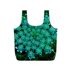 Turquoise Queen Anne s Lace Full Print Recycle Bag (s) by okhismakingart