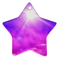 Purple Sun Ornament (star) by okhismakingart