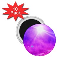 Purple Sun 1 75  Magnets (10 Pack)  by okhismakingart