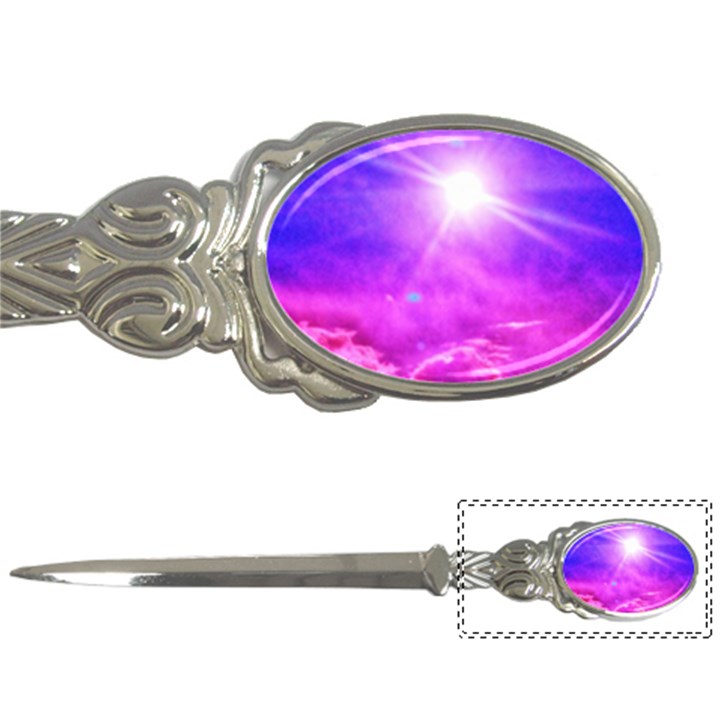 Purple Sun Letter Opener