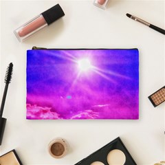 Purple Sun Cosmetic Bag (medium) by okhismakingart