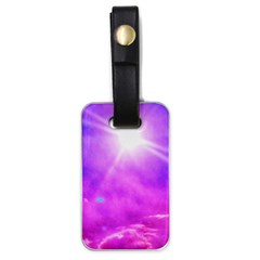 Purple Sun Luggage Tags (one Side)  by okhismakingart