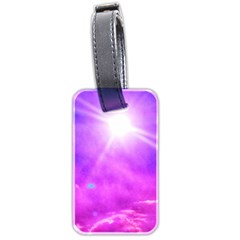 Purple Sun Luggage Tags (two Sides) by okhismakingart