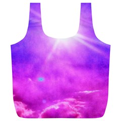 Purple Sun Full Print Recycle Bag (xl) by okhismakingart