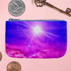 Purple Sun Large Coin Purse by okhismakingart