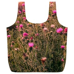 Thistle Field Full Print Recycle Bag (xl) by okhismakingart