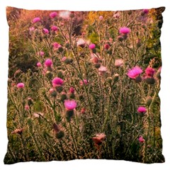 Thistle Field Standard Flano Cushion Case (two Sides) by okhismakingart