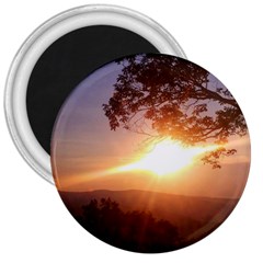 Mountain Sunset 3  Magnets by okhismakingart