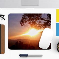 Mountain Sunset Large Mousepads by okhismakingart