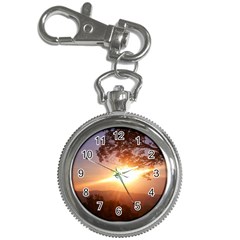 Mountain Sunset Key Chain Watches by okhismakingart