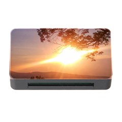 Mountain Sunset Memory Card Reader With Cf by okhismakingart