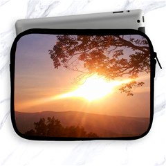 Mountain Sunset Apple Ipad 2/3/4 Zipper Cases by okhismakingart