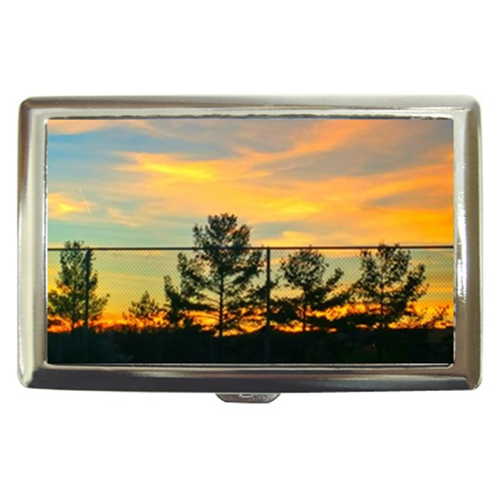 Fence Line Trees Cigarette Money Case