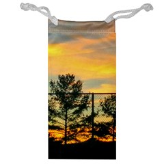 Fence Line Trees Jewelry Bag by okhismakingart