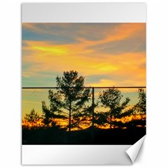 Fence Line Trees Canvas 12  X 16  by okhismakingart