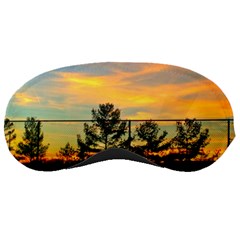 Fence Line Trees Sleeping Masks by okhismakingart