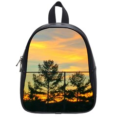 Fence Line Trees School Bag (small) by okhismakingart