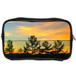 Fence Line Trees Toiletries Bag (Two Sides) Front