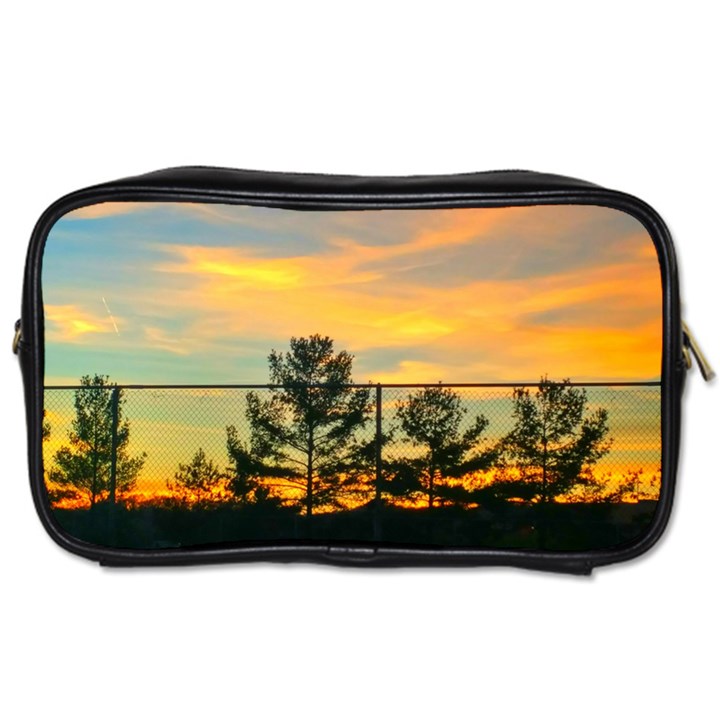 Fence Line Trees Toiletries Bag (Two Sides)